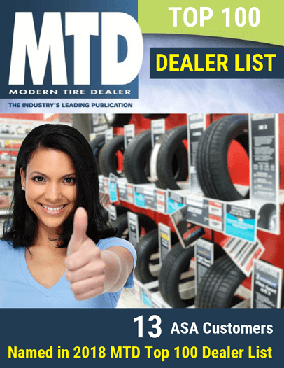 13 ASA Customers Named in 2018 MTD Top 100 Dealer List